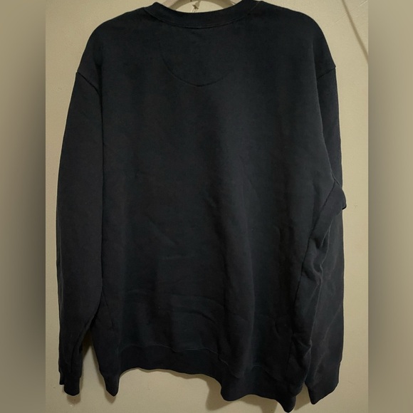 Patagonia graphic logo Men's Navy Crewneck Sweater - Picture 2 of 7